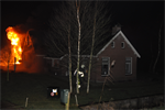 Prio 1 Woningbrand Trekweg Buitenpost